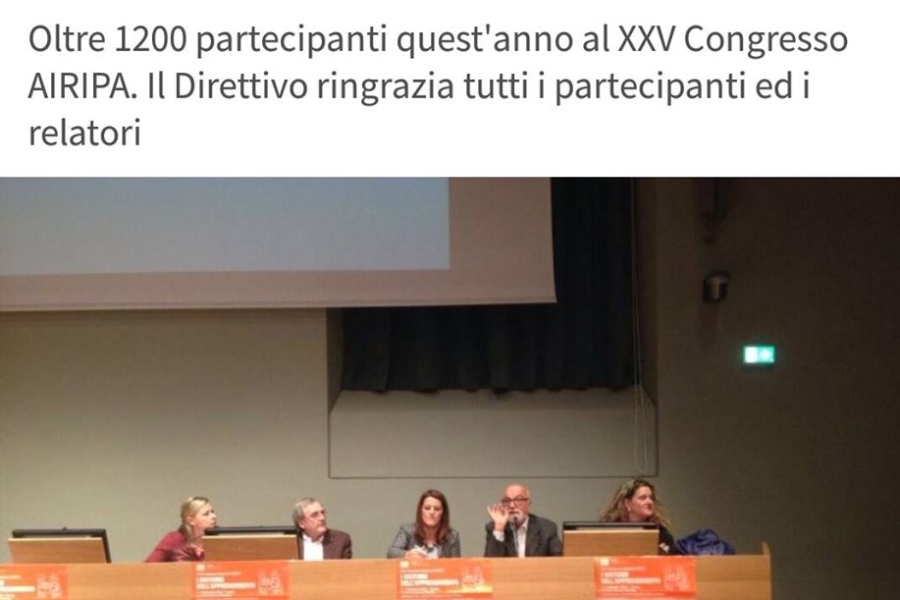 Aggiornamenti dal XXV Congresso AIRIPA