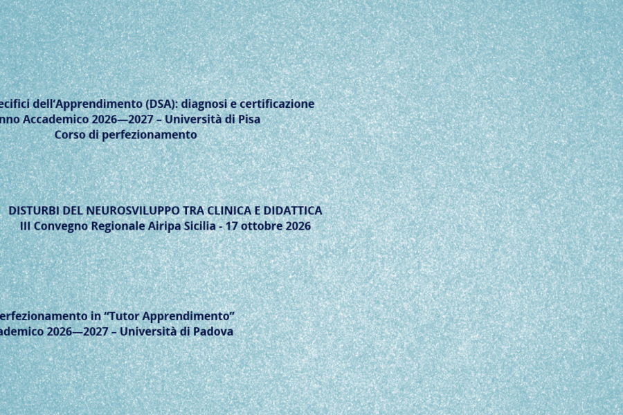 Nuove iniziative in evidenza
